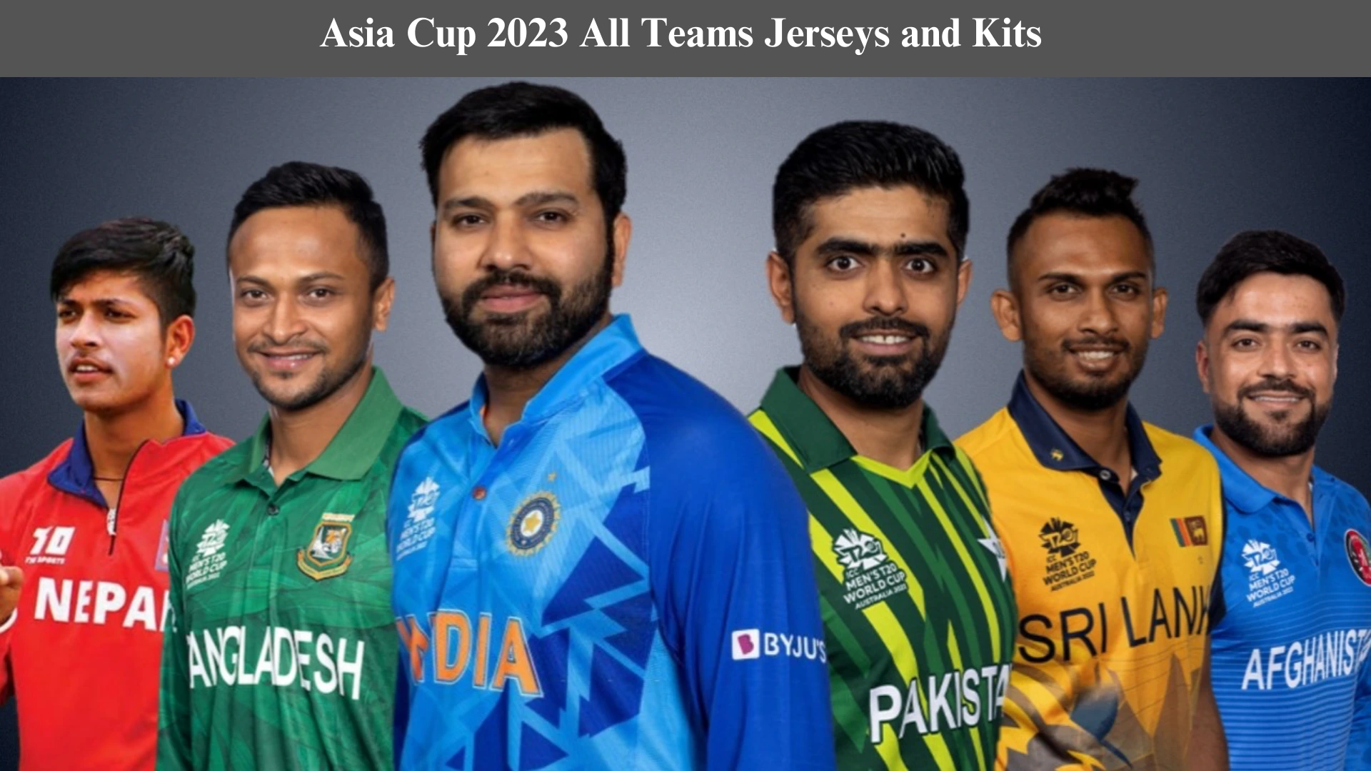 Asia Cup 2023 Jerseys: A Fusion of Tradition and Modern Design